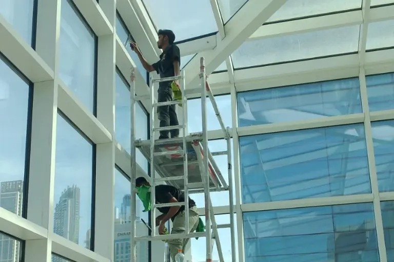 Glass Facade Deep Cleaning Service